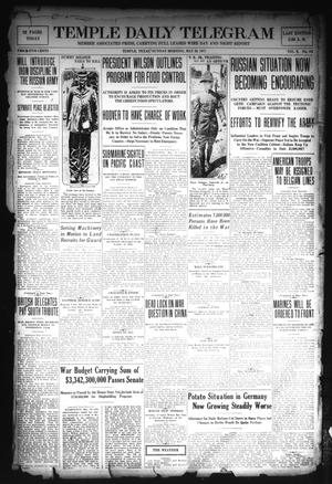 Temple Daily Telegram (Temple, Tex.), Vol. 10, No. 182, Ed. 1 Sunday, May 20, 1917