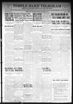 Temple Daily Telegram (Temple, Tex.), Vol. 10, No. 304, Ed. 1 Wednesday, September 19, 1917