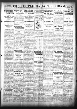 The Temple Daily Telegram (Temple, Tex.), Vol. 6, No. 45, Ed. 1 Thursday, January 9, 1913