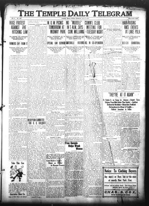 The Temple Daily Telegram (Temple, Tex.), Vol. 3, No. 195, Ed. 1 Sunday, July 3, 1910