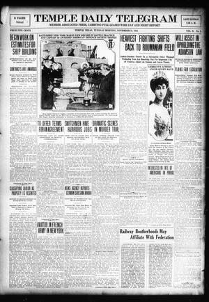 Temple Daily Telegram (Temple, Tex.), Vol. 10, No. 3, Ed. 1 Tuesday, November 21, 1916