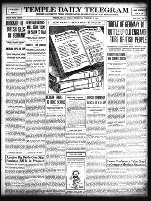 Temple Daily Telegram (Temple, Tex.), Vol. 8, No. 82, Ed. 1 Sunday, February 7, 1915
