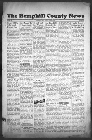 Primary view of object titled 'The Hemphill County News (Canadian, Tex), Vol. 9, No. 26, Ed. 1, Friday, March 7, 1947'.