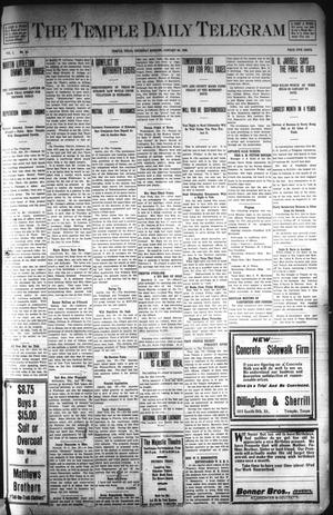 The Temple Daily Telegram (Temple, Tex.), Vol. 1, No. 63, Ed. 1 Thursday, January 30, 1908