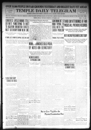 Temple Daily Telegram (Temple, Tex.), Vol. 10, No. 319, Ed. 1 Thursday, October 4, 1917