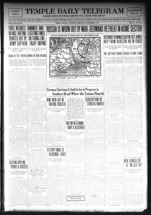 Temple Daily Telegram (Temple, Tex.), Vol. 10, No. 349, Ed. 1 Saturday, November 3, 1917