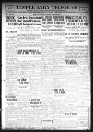 Temple Daily Telegram (Temple, Tex.), Vol. 11, No. 11, Ed. 1 Thursday, November 29, 1917