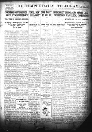 The Temple Daily Telegram (Temple, Tex.), Vol. 6, No. 13, Ed. 1 Tuesday, December 3, 1912