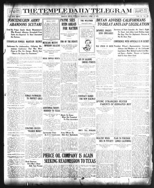 The Temple Daily Telegram (Temple, Tex.), Vol. 6, No. 139, Ed. 1 Tuesday, April 29, 1913