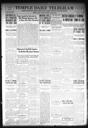 Temple Daily Telegram (Temple, Tex.), Vol. 10, No. 219, Ed. 1 Tuesday, June 26, 1917