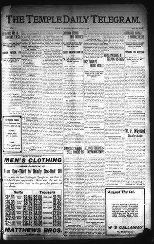 The Temple Daily Telegram. (Temple, Tex.), Vol. 1, No. 232, Ed. 1 Saturday, August 15, 1908