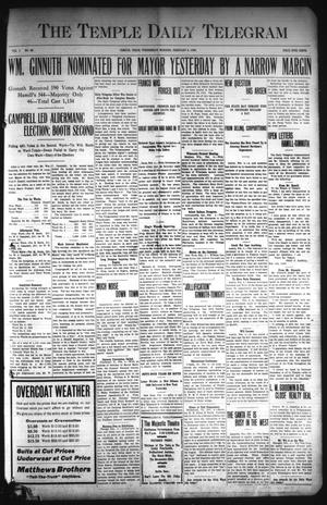The Temple Daily Telegram (Temple, Tex.), Vol. 1, No. 68, Ed. 1 Wednesday, February 5, 1908