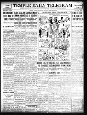 Temple Daily Telegram (Temple, Tex.), Vol. 8, No. 85, Ed. 1 Wednesday, February 10, 1915