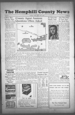 The Hemphill County News (Canadian, Tex), Vol. 10, No. 23, Ed. 1, Friday, February 13, 1948