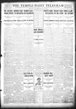 The Temple Daily Telegram (Temple, Tex.), Vol. 5, No. 300, Ed. 1 Saturday, November 2, 1912