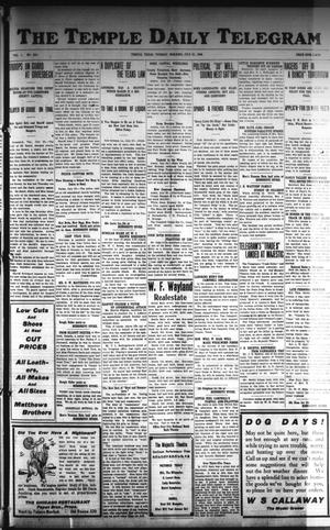 The Temple Daily Telegram (Temple, Tex.), Vol. 1, No. 210, Ed. 1 Tuesday, July 21, 1908