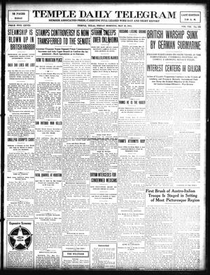 Primary view of Temple Daily Telegram (Temple, Tex.), Vol. 8, No. 192, Ed. 1 Friday, May 28, 1915