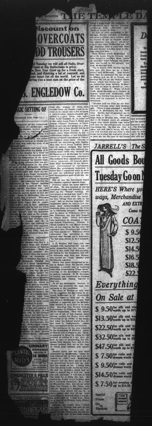 The Temple Daily Telegram (Temple, Tex.), Vol. 6, No. 37, Ed. 1 Monday, December 30, 1912
