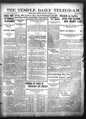 The Temple Daily Telegram (Temple, Tex.), Vol. 7, No. 35, Ed. 1 Wednesday, December 24, 1913