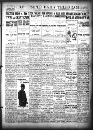 The Temple Daily Telegram (Temple, Tex.), Vol. 5, No. 279, Ed. 1 Wednesday, October 9, 1912