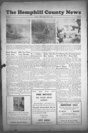 The Hemphill County News (Canadian, Tex), Vol. 10, No. 32, Ed. 1, Friday, April 16, 1948