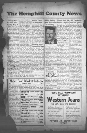The Hemphill County News (Canadian, Tex), Vol. 10, No. 34, Ed. 1, Friday, April 30, 1948