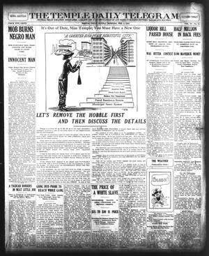 The Temple Daily Telegram (Temple, Tex.), Vol. 6, No. 72, Ed. 1 Sunday, February 9, 1913