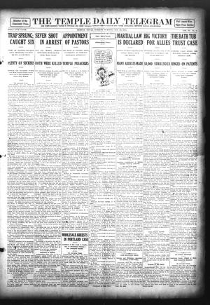 The Temple Daily Telegram (Temple, Tex.), Vol. 6, No. 1, Ed. 1 Tuesday, November 19, 1912