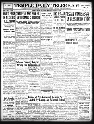 Temple Daily Telegram (Temple, Tex.), Vol. 9, No. 67, Ed. 1 Saturday, January 22, 1916
