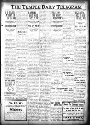 The Temple Daily Telegram (Temple, Tex.), Vol. 3, No. 191, Ed. 1 Wednesday, June 29, 1910
