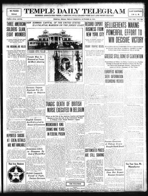Temple Daily Telegram (Temple, Tex.), Vol. 8, No. 339, Ed. 1 Friday, October 22, 1915