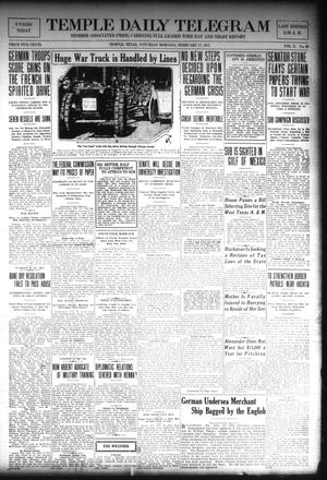Temple Daily Telegram (Temple, Tex.), Vol. 10, No. 90, Ed. 1 Saturday, February 17, 1917