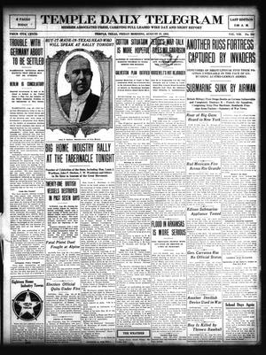 Temple Daily Telegram (Temple, Tex.), Vol. 8, No. 283, Ed. 1 Friday, August 27, 1915