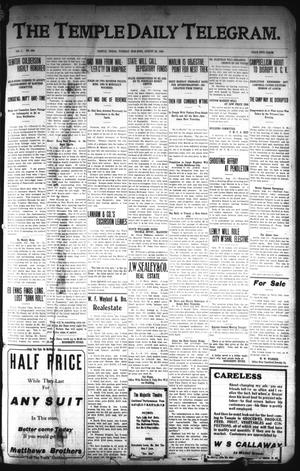 The Temple Daily Telegram. (Temple, Tex.), Vol. 1, No. 240, Ed. 1 Tuesday, August 25, 1908