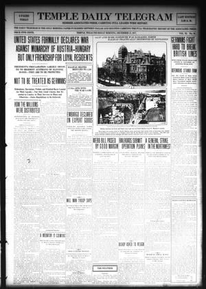 Temple Daily Telegram (Temple, Tex.), Vol. 11, No. 25, Ed. 1 Thursday, December 13, 1917