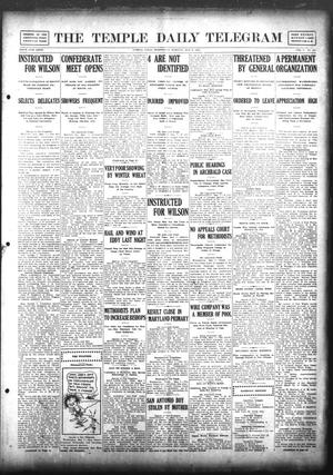 The Temple Daily Telegram (Temple, Tex.), Vol. 5, No. 147, Ed. 1 Wednesday, May 8, 1912