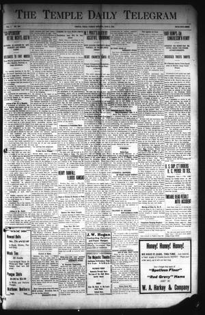The Temple Daily Telegram (Temple, Tex.), Vol. 1, No. 169, Ed. 1 Tuesday, June 2, 1908