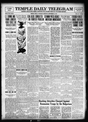 Temple Daily Telegram (Temple, Tex.), Vol. 9, No. 304, Ed. 1 Thursday, September 14, 1916
