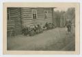 Thumbnail image of item number 1 in: '[Civilians by Log House]'.