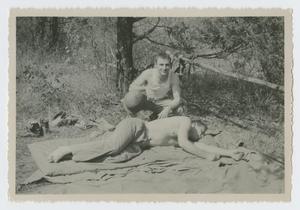 Primary view of object titled '[Sleeping Soldier and Friend]'.