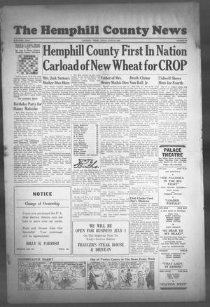 The Hemphill County News (Canadian, Tex), Vol. 11, No. 42, Ed. 1, Friday, June 24, 1949