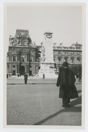 Primary view of object titled '[Monument in Paris]'.