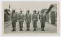 Photograph: [Five Soldiers at Attention]