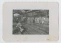 Photograph: [Crowd at Station]