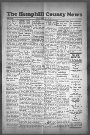 The Hemphill County News (Canadian, Tex), Vol. TWELFTH YEAR, No. 23, Ed. 1, Friday, February 10, 1950