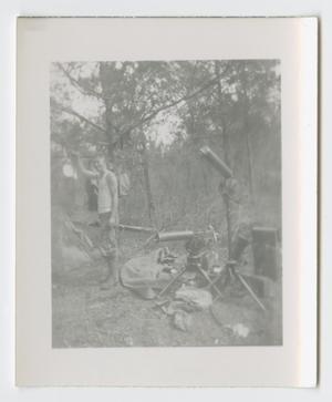 Primary view of object titled '[Herman Rolfes in the Forest]'.