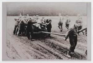 Primary view of object titled '[Civilians Pulling Wagon]'.