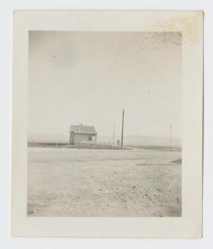 Primary view of object titled '[Building at Camp Barkeley]'.