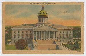 Primary view of object titled '[Postcard of South Carolina Capitol]'.
