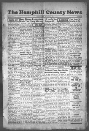 Primary view of object titled 'The Hemphill County News (Canadian, Tex), Vol. TWELFTH YEAR, No. 49, Ed. 1, Friday, August 11, 1950'.